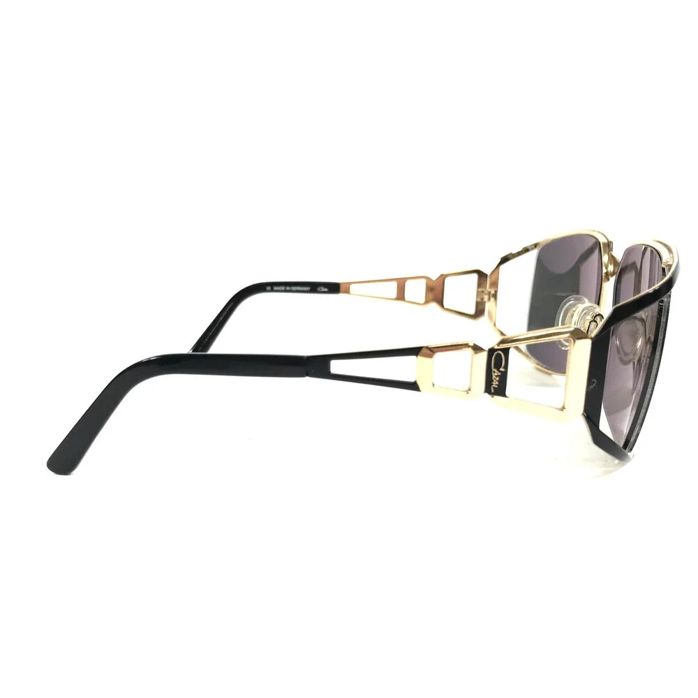 Cazal Sunglasses MOD.9053 COL.001 Black Gold Frames w/ Dark Gray Lenses